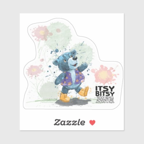 Itsy Bitsy Teddy Bear Willie Sticker