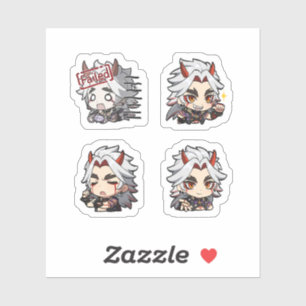 Itto Genshin Impact 4 Pack Sticker Sheet