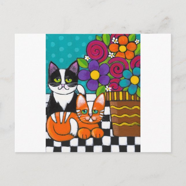 Itty Bitty Kitties Postcard (Front)