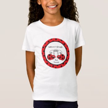 Itty Bitty Ladybug Best Friends T-shirt by StriveDesigns at Zazzle