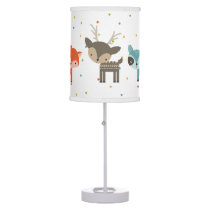 Itty Bitty Woodland Animals nursery decor Table Lamp