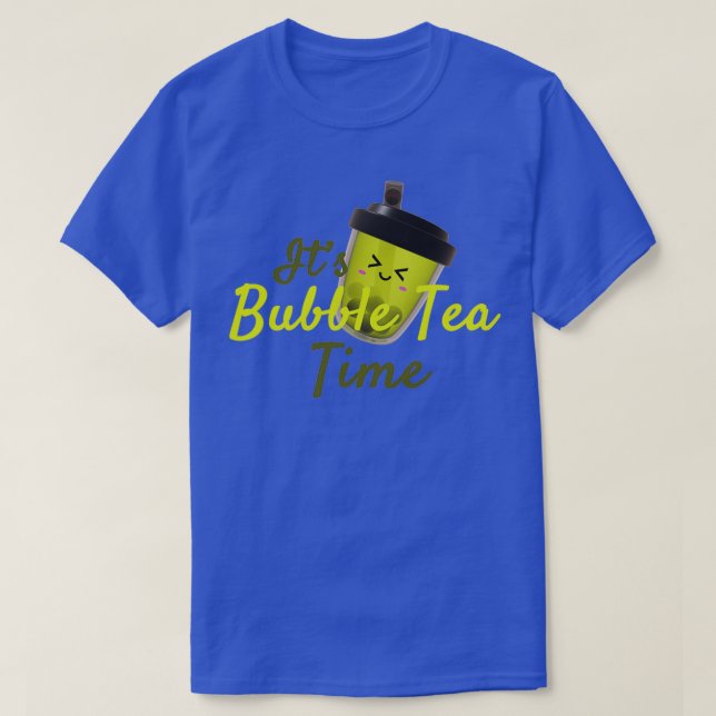 Itx27s bubble tea time Matcha edition T-Shirt (Design Front)