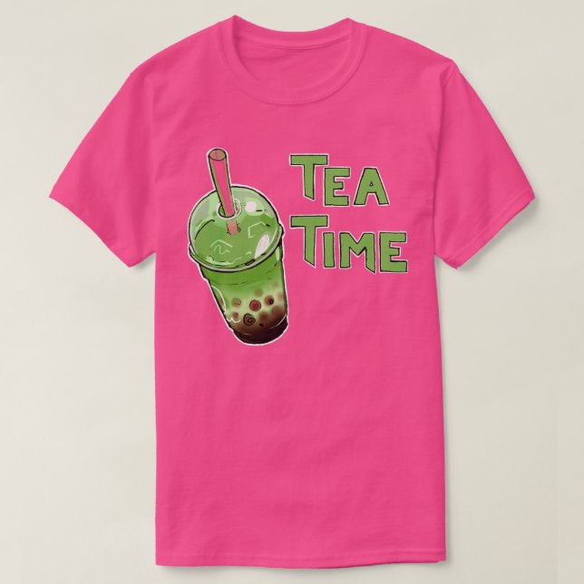 Itx27s Bubble Tea Time T-Shirt (Design Front)