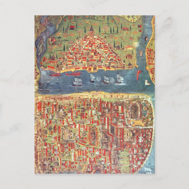 IUK T.5964 View of Istanbul Postcard (Front)