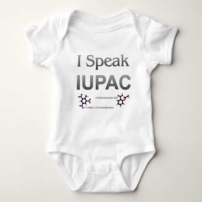 IUPAC International Union Pure & Applied Chemistry Baby Bodysuit (Front)