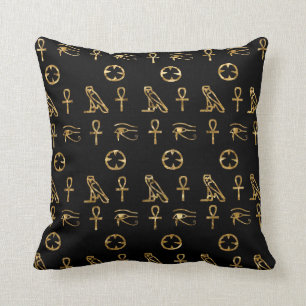 IV - EGYPT Print Blanket Throw Pillow