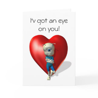 I'v got an eye on you holiday card