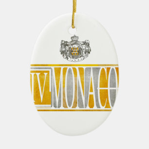 IV  MONACO CERAMIC ORNAMENT