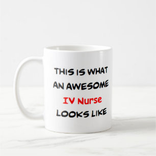 iv nurse, awesome coffee mug