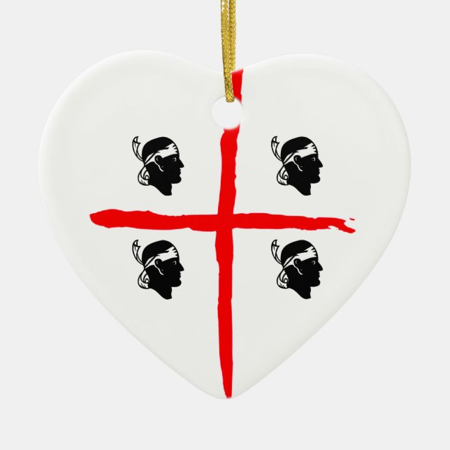 IV - SARDEGNA 4 mori Ceramic Ornament (Front)