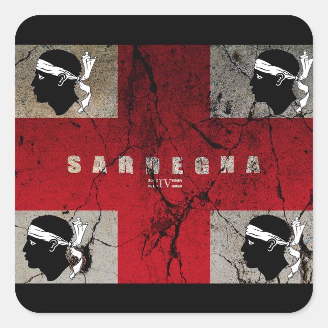 IV - SARDEGNA cst Square Sticker (Front)