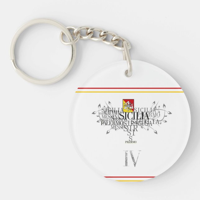 IV - SICILIA ( KEYCHAIN) KEYCHAIN (Front)