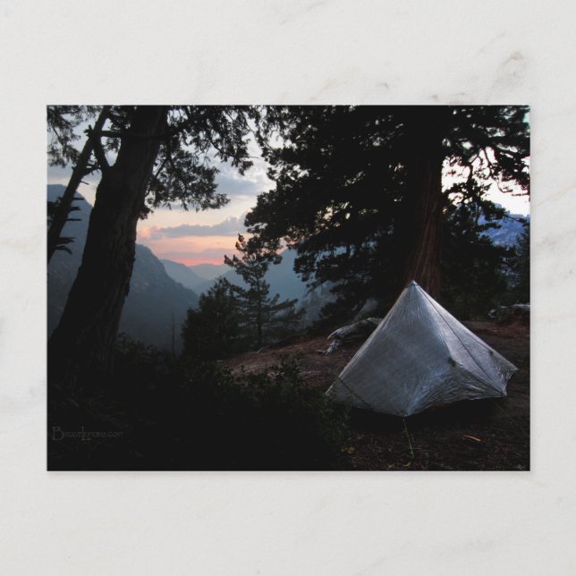 Iva Bell Hot Springs Sunset Ansel Adams Wilderness Postcard (Front)