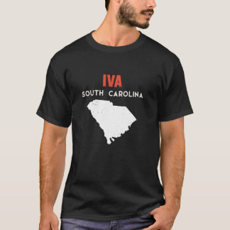 Iva South Carolina USA State America Travel  T-Shirt