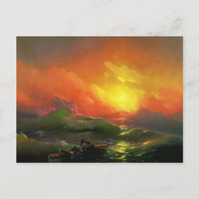 Ivan Aivazovsky- The Ninth Wave Postcard (Front)