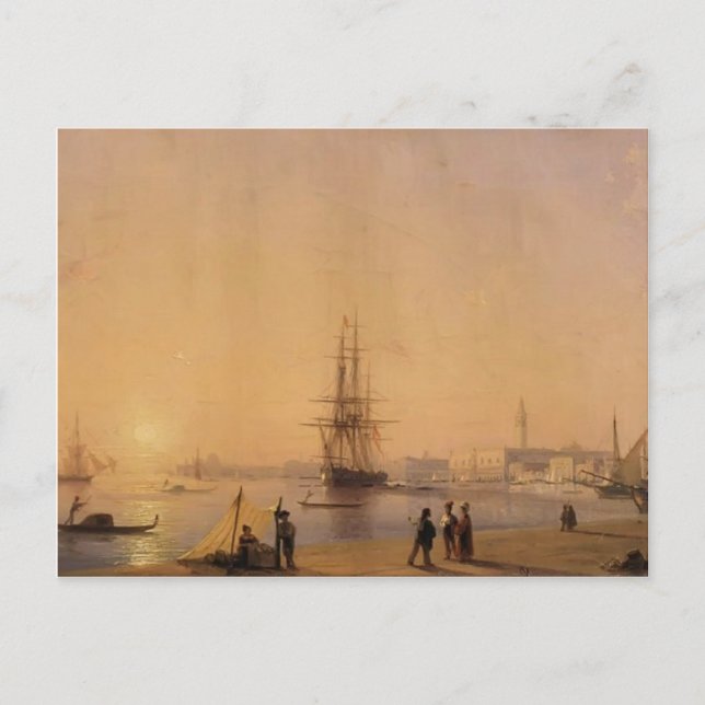 Ivan Aivazovsky- Venice Postcard (Front)