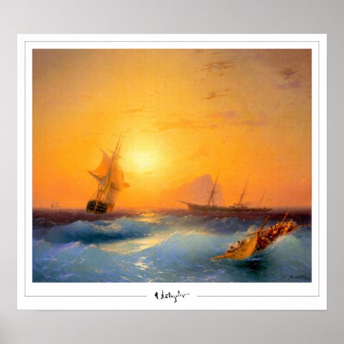 Ivan Aivazovsky Zedign Art Poster 168