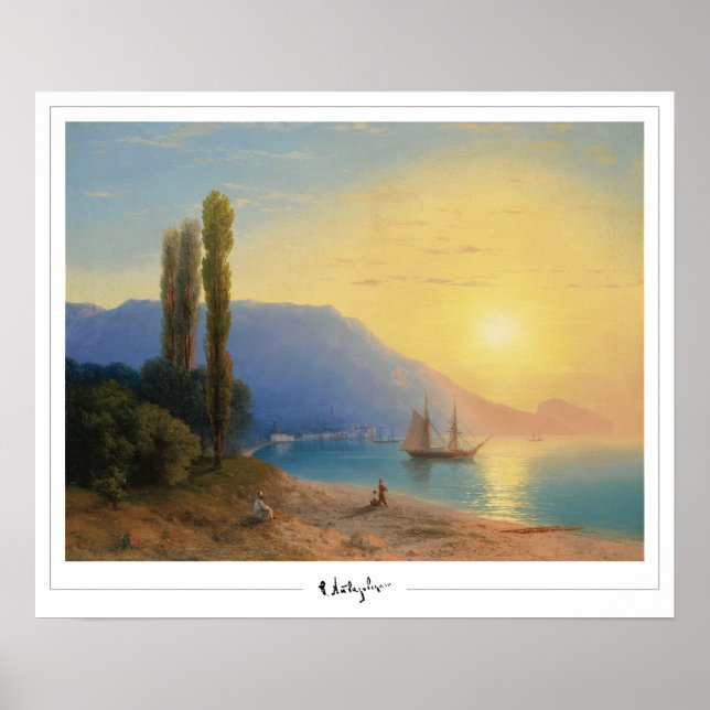 Ivan Aivazovsky Zedign Art Poster #310 (Front)