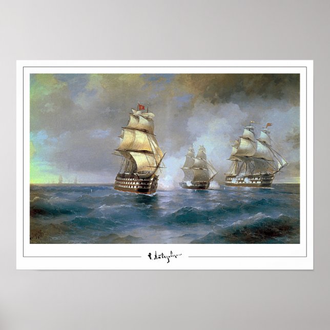 Ivan Aivazovsky Zedign Art Poster #7 (Front)