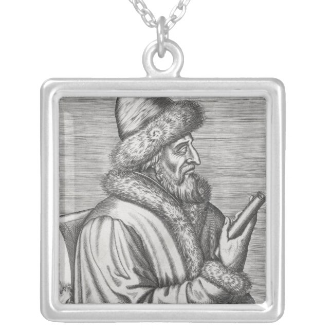 Ivan IV  the Terrible Silver Plated Necklace (Front)