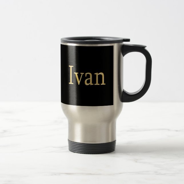 IVAN Name-Branded Gift Drinking Mug (Right)