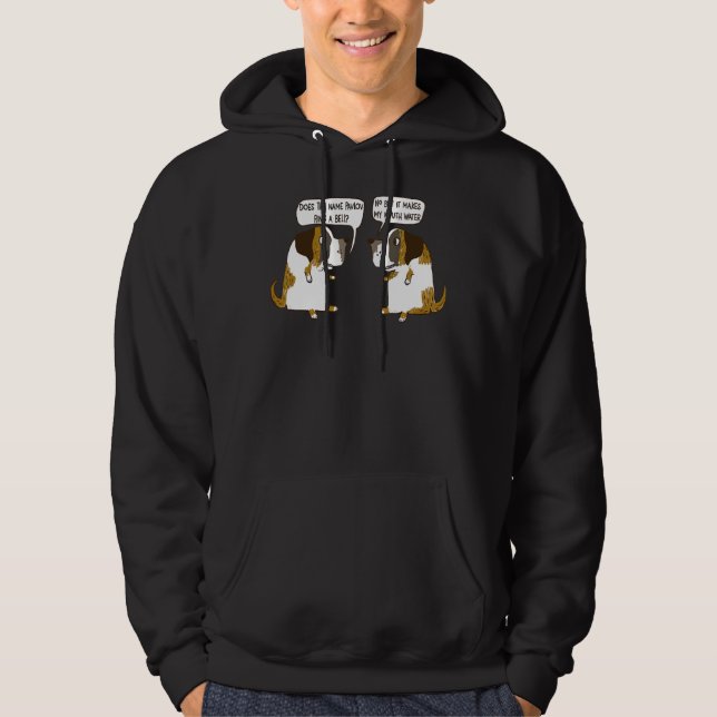 Ivan Pavlov Dog Meme Saying Humor  Dog Hoodie (Front)