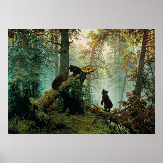 Ivan Shishkin - The Morning in a Pine Fores Poster (Front)