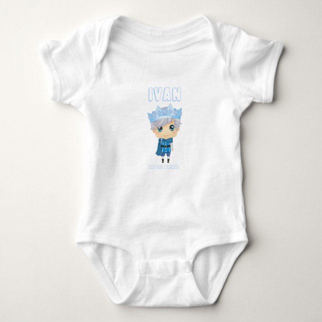Ivan the ice prince baby bodysuit (Front)