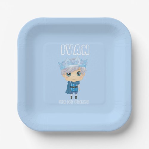 Ivan the ice prince paper plates