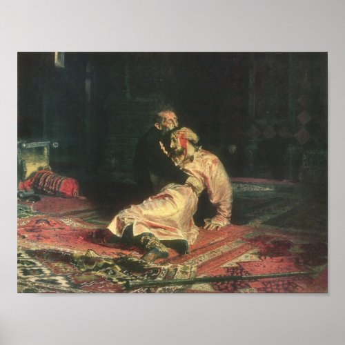 Ivan The Terrible And His Son Poster