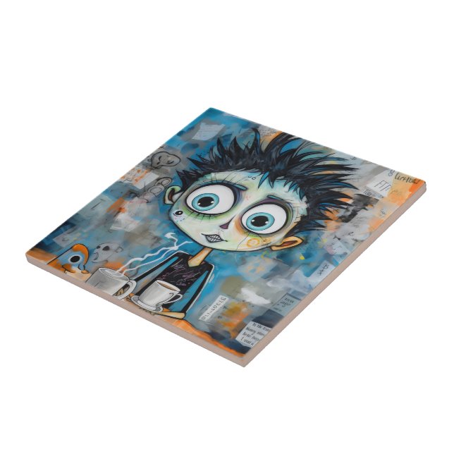 Ivanovix Inkwell Ceramic Tile (Side)