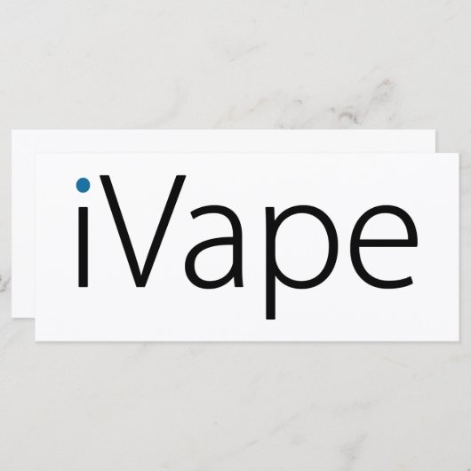iVape Vaping Electronic Cigarette Fan (Front/Back)