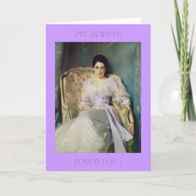 I'VE ALWAYS LOVED YOU ! HOLIDAY CARD (Front)