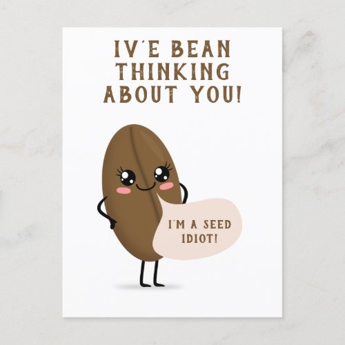 ive bean thinking about you postcard
