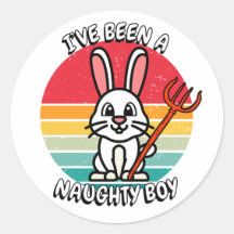 Ive been a naughty boy - white rabbit