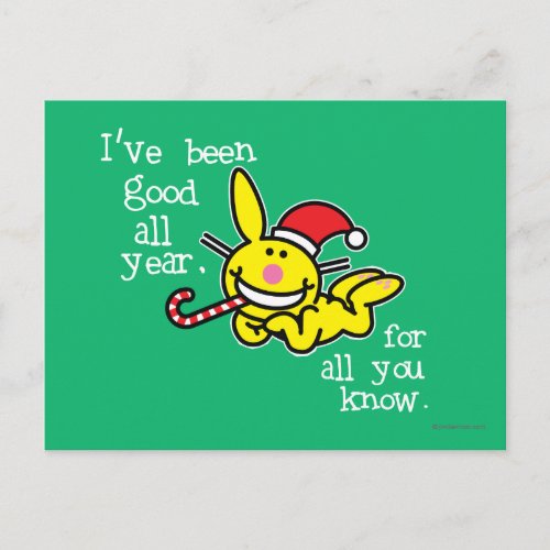 Ive Been Good All Year Postcard