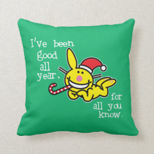 I've Been Good All Year Throw Pillow