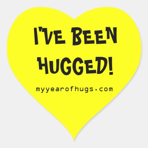 IVE BEEN HUGGED Stickers