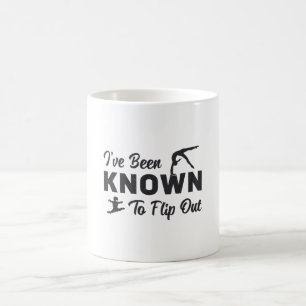 I've Been Known To Flip Out Gymnast Gymnastics Coffee Mug