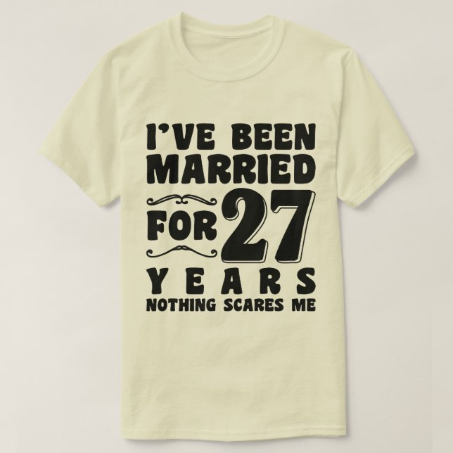 I've Been Married For 20 Years Wedding Anniversary T-Shirt (Design Front)