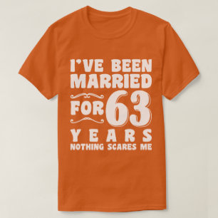 I've Been Married For 63 Years Grandparents Cool T-Shirt