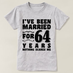 I've Been Married For 64 Years Engagement Present T-Shirt