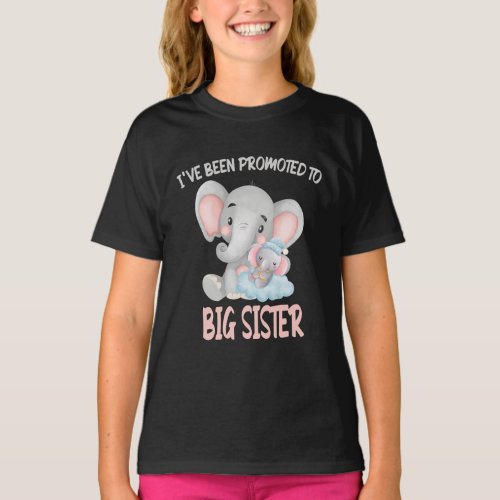  Ive been promoted to big sister 2023 T_Shirt