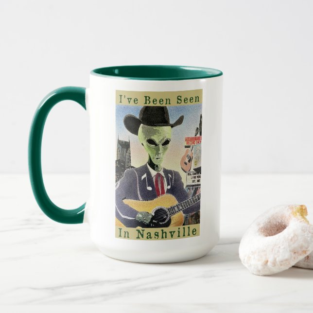 I've Been Seen In Nashville Mug (With Donut)