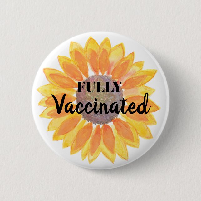 I've Been Vaccinated Button (Front)