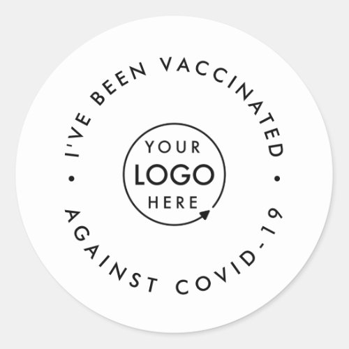 Ive been Vaccinated Covid_19 Business Logo Staff Classic Round Sticker