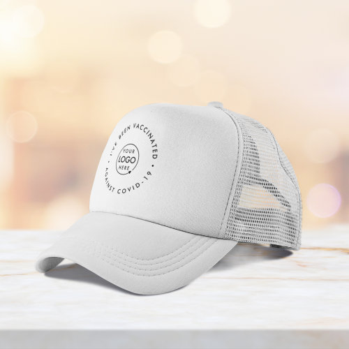 I've been Vaccinated Covid-19 Business Logo Staff Trucker Hat Ive been Vaccinated Covid_19 Business Logo Staff Trucker Hat