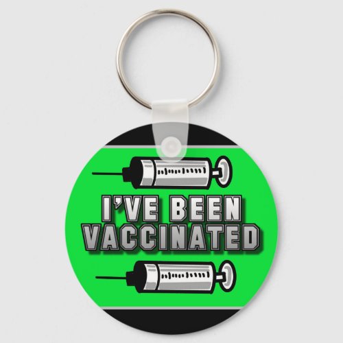 Ive Been Vaccinated Covid_19  Button Keychain