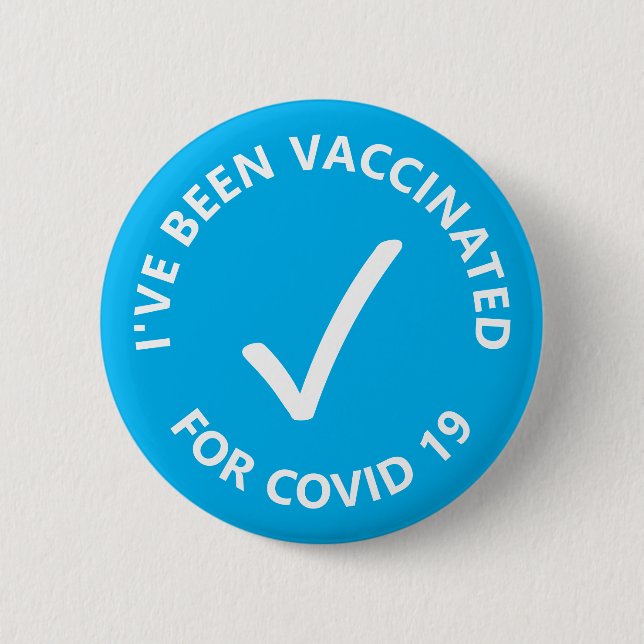 I've been vaccinated for covid19 check vaccination button (Front)