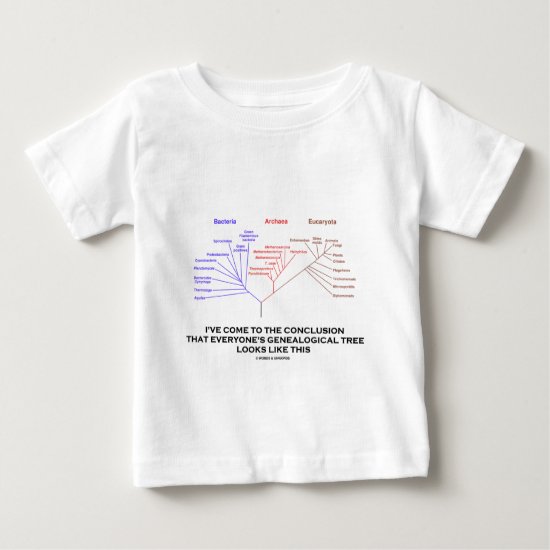 I've Come To The Conclusion Genealogical Tree Baby T-Shirt